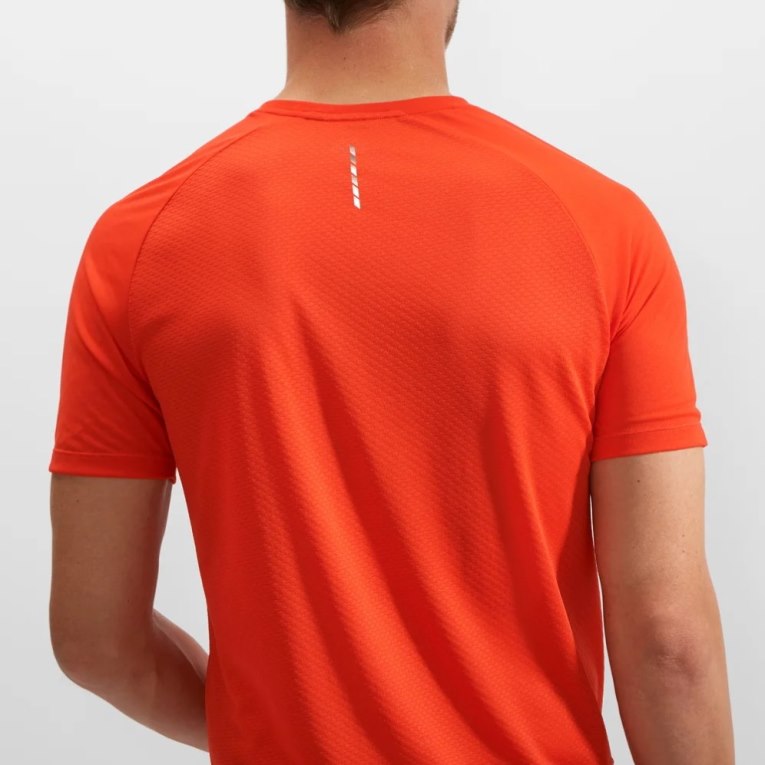 Camiseta Salomon Cross Rebel Corta Sleeve Hombre Naranjas | MX CLVN908